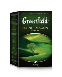 GREENFIELD Flying Dragon tea, green leaf, 200 g