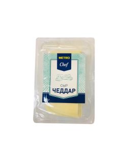 Cheese METRO CHEF Cheddar 50%, 500 g