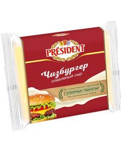 Processed cheese Cheeseburg PRESIDENT, 150 g