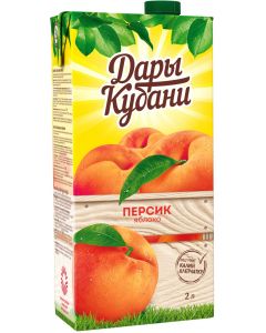KUBANI GIFT juice Peach-apple, 2 l