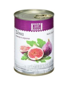 Canned fruits JUST GREECE Figs in light syrup, 410 g