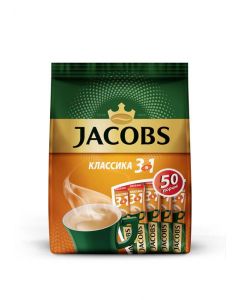 Coffee 3 in 1 Classic JACOBS, 600 g
