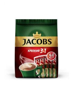 Coffee 3 in 1 Strong JACOBS, 600 g