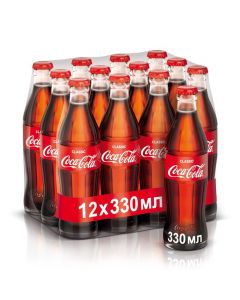 Carbonated drink COCA-COLA Classic 0,330 l