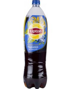 LIPTON Russian style cold black blueberry tea, 1.5 l