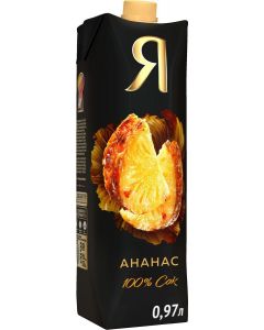 Nectar Ya Pineapple with pulp, 0.97l