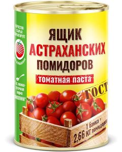 Tomato paste & quot; Box of Astrakhan Tomatoes & quot; 380 BC