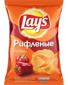 Chips LEIS Corrugated, paprika, 150 g