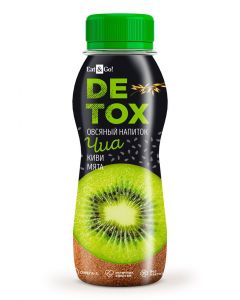 Oat drink EAT AND GO Detox Chia-Kiwi-Mint, 190 ml