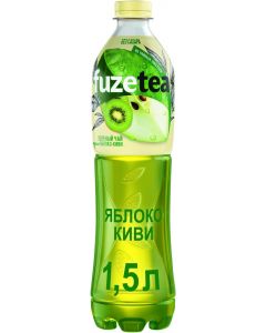 FUZETEA green cold tea, Apple-kiwi, 1.5 l