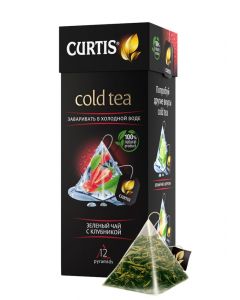 Iced green tea CURTIS Strawberry, 12 x 20 g