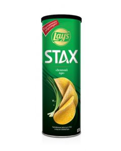 Chips Chips LAYS Stax Green onions, 140 g