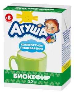 Biokefir for children AGUSHA 3.2%, 204g